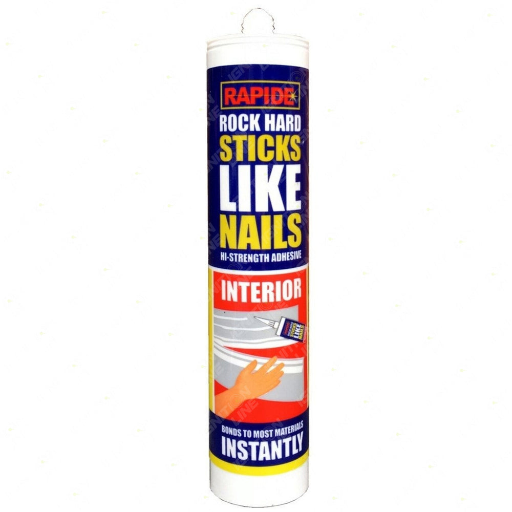 Rock-Hard-Sticks-Like-Nails-Hi-strength-Waterproof-Glue-Adhesive-Interior-280ml. Rock-Hard-Sticks-Like-Nails-Hi-strength-Waterproof-Glue-Adhesive-Interior-280ml.